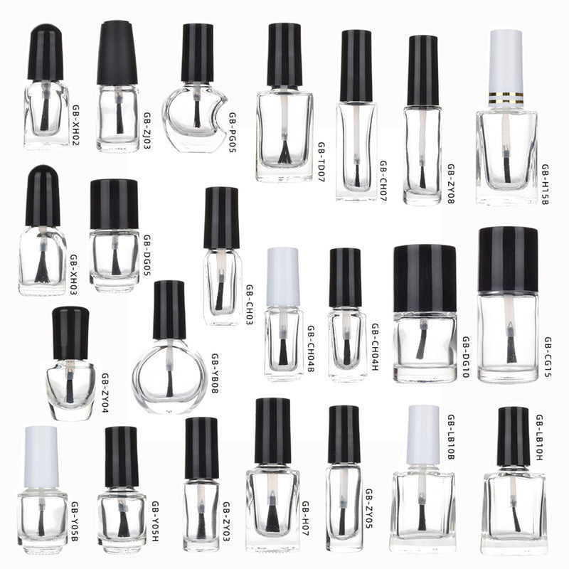 Empty Nail Bottle Glass Nail Polish Bottle Empty Nail Bottle Glass Nail Polish Bottle